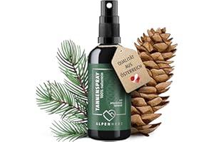 ‎ALPENHERZ Alpenherz Tannenduft Spray für künstlichen Weihnachtsbaum - 100 ml naturrein mit ätherisch Tannen Öl - Tannen Duftspray für Künstlich Baum Tannenspray für Christbaum Tannenbaum Geruch Spray
