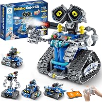 Robot Programmable 5-en-1 Pour Enfants | Technic Construction + Télécommande + App | Cadeau Garçon 6-12 Ans STEM