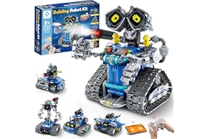 Sillbird Technic Robot pour Enfants Garçons de 8 à 13 Ans, Jouet de Construction 5 en 1 avec Application Programmable, Cadeau d’Anniversaire ou de Noël (596 Pièces)