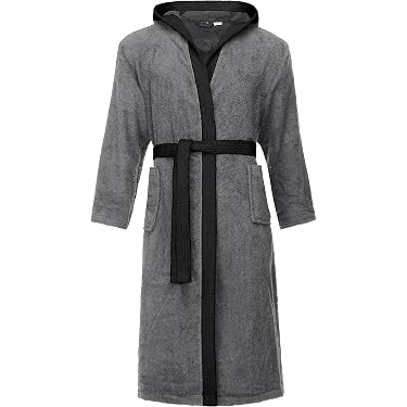 Peignoir Long Pour Homme – Tissu Doux Et Chaud – Sans Capuche – Idéal Automne/hiver – Vêtement De Nuit Confortable
