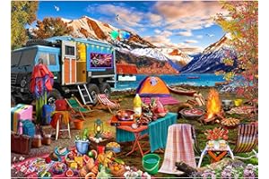 HUADADA Jigsaw Puzzles for Adults 1000 Piece Puzzle for Adults 1000 Pieces Puzzle 1000 Pieces - Wilderness Tour Jigsaw Puzzles Educational Games