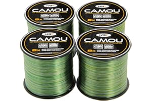 NGT Carp & Coarse Fishing Line Camo Colour available in 8lb 10lb 12lb 15lb Breaking Strain (12lb)