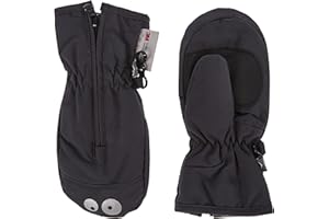 Color Kids Unisex Baby Mittens-W. Zipper Cold Weather Gloves