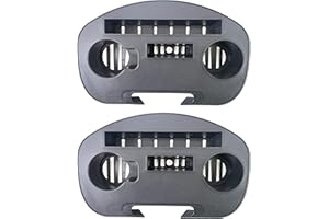 Azatemgo Cup Holder Set of 2, Robust Plastic, 38 x 24 x 6 cm, Large Capacity, Multifunctional for Garden Lounger, Sun Lounger, Relaxing Chair