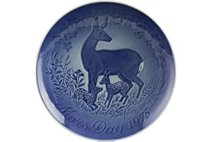 BING & GRONDAHL BING&GRONDAHL PIATTO FESTA DELLA MAMMA 1975 ORIGINALE PORCELLANA PRIMA SCELTA