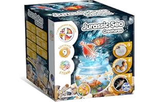 Science4you Creature Marine Giurassiche per Bambini di 6+ Anni - Creare un Ecosistema per Draghi d'Acqua Animali Acquatici vivi con una vasca, Regalo Giocattolo per Bambini di 5 6 7 8+ Anni