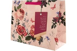 Hallmark Grand sac cadeau multi-occasions – Motif floral élégant