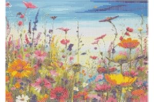 LJEVANDRIA Diamond Painting Blumen Erwachsene Diamant Painting Bilder Personalisiert 5D Daiments Painting 30x40 ,Diamond-Painting aesthetic für Wanddekorationen Kann als Geschenk für Freunde und Familie verwend