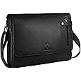 WildHorn Genuine Leather Laptop Messenger Bag for Men | Stylish Office Bag with a Padded Laptop Compartment & Adjustable Strap | Designed to Fit Laptops up to 14 Inches | Backed by a 1-Year Warranty