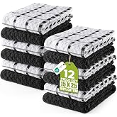 Utopia Towels Kitchen Towels, 15 x 25 Inches, 100% Ring Spun Cotton, Super Soft and Absorbent Dish Towels, Tea Towels &amp; Bar T