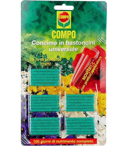 FERTILIGENE Bastoncini Nutritivi Per Piante Verdi FBPV | Concime A Lento Rilascio 8 Settimane