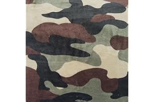 Panini Tessuti, Pile Mano Cachemire Fantasia Mimetica, Venduto Al Metro, 1 qtà = 100 cm; 2 qtà = 200 cm - Abbigliamento, Creazioni Handmade e Arredo d'interni