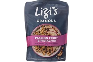 Lizi's - Fruit de la Passion Pistache Granola 400 g (Pack de 4)
