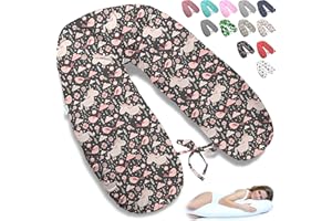 ‎EKM TRADE 170cm XXL Stillkissen Schwangerschaftskissen Lagerungskissen Seitenschläferkissen große Farbwahl Handmade 100% Zertifizierte Baumwolle Geräuschlos ekmTRADE (34)