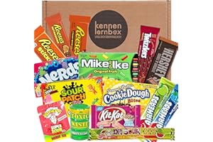 ‎KENNENLERNBOX USA Jumbo Box | Kennenlernbox mit 15 beliebten Süßigkeiten aus Amerika | Geschenkidee für besondere Anlässe