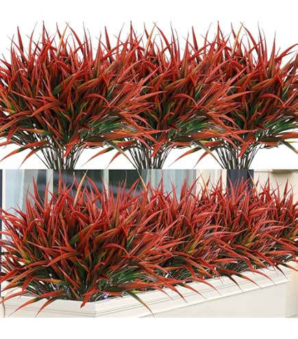 Matches21 Bouquet Fiori Artificiali Calluna/Erica – 24 Steli In Plastica – Viola – 22x26 Cm - 3