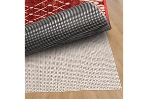fowong Anti-Slip Rug Underlay, 100 x 200cm PVC Rug Gripper – Multipurpose Large Non-Slip Mat for Carpet Control. Ideal for Home, Office, Car, Pallet & Drawer Liners – White