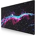 TITANWOLF - XXXL Mouse Mat - 1200 x 600 x 3 mm Mouse Pad – Extra Large Speed Gaming Mousepad - Table Mat Large Size - improved Precision and Speed – Design Galaxy Speed