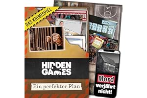 Hidden Games Scena del crimine - Ein perfekter Plan - Tedesco - Gioco realistico di crimine, emozionante gioco di detective, Escape Room