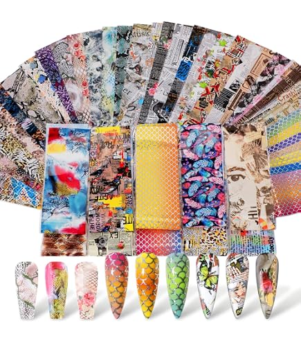 20 Nagelaufkleber Halloween & Weihnachten – Selbstklebend, 80x4 Cm, Für Nail Art
