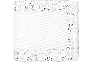 TupTam Bettumrandung Babybett 3D Mesh Nestchen – Gitterstäbe Schutz Netz 2er, Farbe: Extra Dickes 8mm Netz/Vogelbeere, Größe: ca. 128 x 30 cm (für Babybett 140x70)