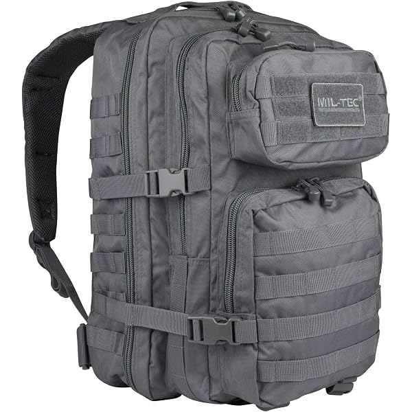 Mil-Tec Rucksack Urban | Laser Cut-Oberfläche | Leicht & Funktionell | Mit Organizer & Hydropack-Fach