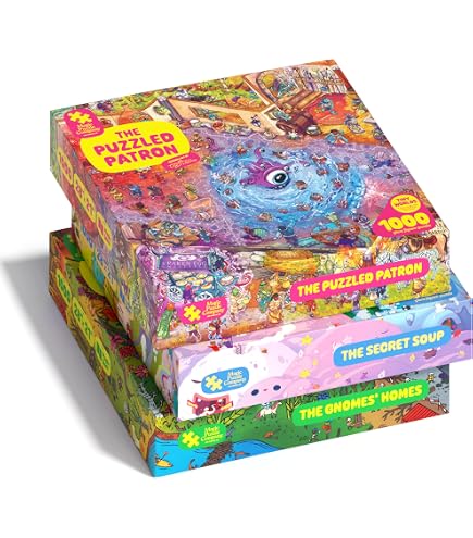 The Awakened Artifacts – Puzzle Da 1000 Pezzi The Magic Puzzle Company, Con Trucco Magico Al Completamento, Illustrazioni Originali Di Kathleen Fu