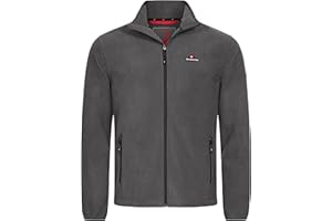 Höhenhorn Badus Herren Fleece Jacke Microfleece Full Zip Troyer Outdoor Wander Trekking
