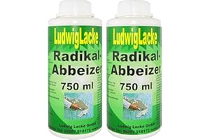‎LUDWIGLACKE LudwigLacke Abbeizer 2 x 750 ml Radikal Abbeizmittel