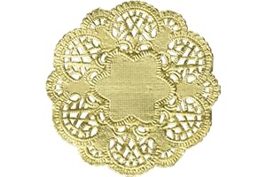 Prima Marketing Papier napperons 10,2 cm 100/Pkg-round Doré, d'autres, Multicolore