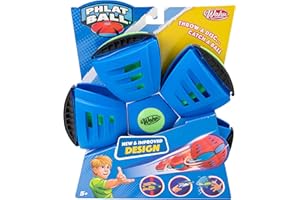 WAHU - PHLAT Ball Classic - Frisbee Volador Transformable en Balón - Juguetes de Exterior para Niños Desde 5 Años - Bola de 15,7cm - Frisbee de 22,9cm- Regalo Niño Innovador - 2+ Jugadores