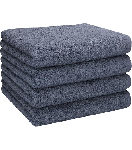 Betz 2 Serviettes De Bain XXL Berlin 100x200cm 100% Coton Gris Foncé - Draps De Bain Grand Format