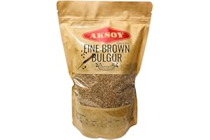TOPTEN WHOLESALES Aksoy Premium Quality Fine Brown Bulgur 1.25KG