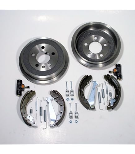 RIDEX Bremstrommeln Set 200mm - Hinten Für Suzuki Swift & Opel Agila