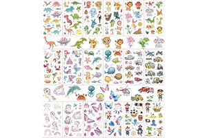 ‎MEEKYE Meekye 220+ Glitzer Tattoos Kinder Set, Tattoo Kinder Mädchen Jungen Temporäre, Kinder Tattoos Mädchen Kindertattoos Jungs Glitzertattoos Kinder Festliches Geschenk