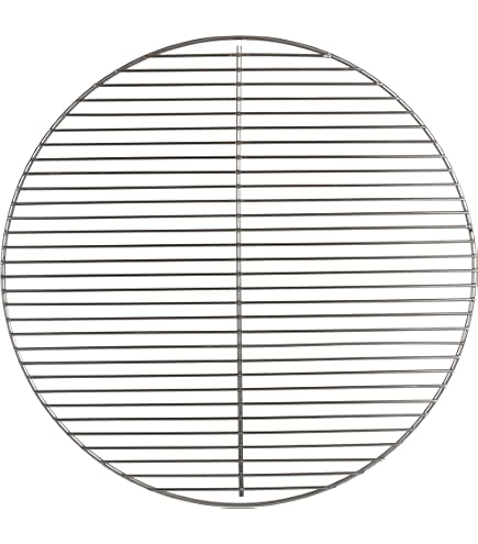 Griglia Rotonda In Acciaio Inox Per Barbecue Weber 7432 - Manico Comodo, Facile Da Pulire