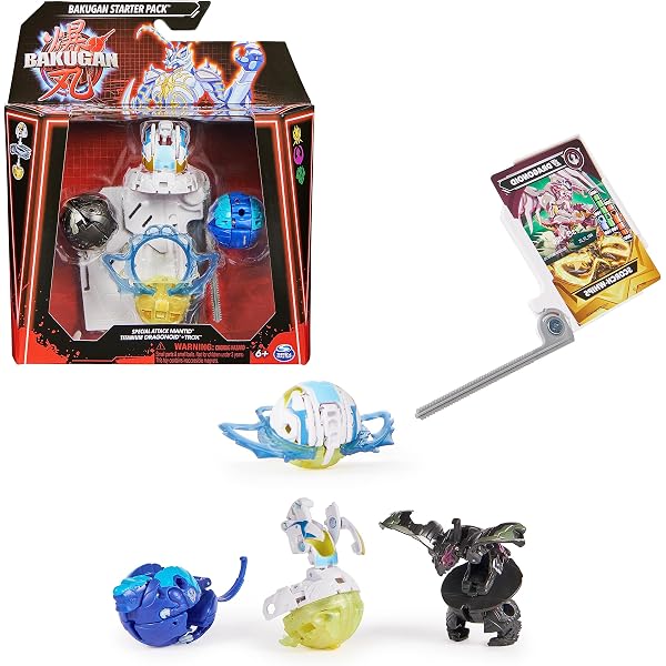 BAKUGAN – Mallette De Rangement Baku-Storage Avec Gorthion Blanc Exclusif – 6 Ans Et + – Collection, Combat Et Transport