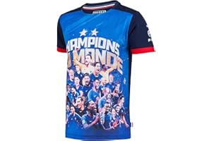 Equipe de FRANCE de football Maillot FFF - Champion du Monde - Collection Officielle Taille Enfant garçon