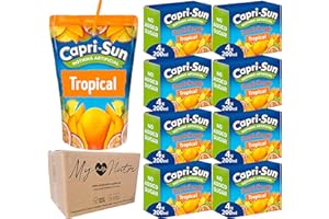 MYNUTRI Capri-Sun Fruit Crush Tropical Sin Azúcar Añadido 8x4x200ml (32pk)
