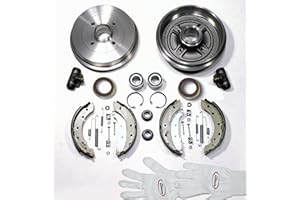 Autoparts-Online Set 60003728 Bremstrommeln/Bremsen Kit mit ABS-Ringen + Radlager hinten