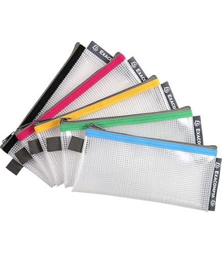 Comprar Exacompta Ref. 34160E Cartón De 10 Fundas Con Cremallera ZIP Hecho PP Suave Y Resistente Para Guardar Suministros Accesorios Belleza Tamaño Clasificado A3 5 Colores Surtidos? Comparar En