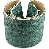 4 X 36 Inch 36 Grit Metal Grinding Zirconia Sanding Belts, 3 Pack