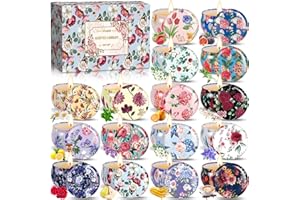 ZPQAODI Zestaw 16 świec zapachowych dla kobiet, zestaw upominkowy świec zapachowych dla kobiet, aromaterapia dla domu,świece zapachowe w słoiku z wosku sojowego,prezent dla kobiet,prezent urodzinowy