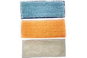 KNIWELSHOP Lingettes en microfibre pour nettoyage humide, humide et sec, compatibles avec iRobot Braava Jet 240, 241, 250, lavables et réutilisables