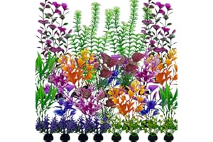 PANYI 27 Pièces Décoration pour Aquarium Plante D'Aquarium Artificielle PVC Colorées pour Aquarium Poissons AdaptéEs à La Décoration de Réservoirs d'eau à La Maison et au Bureau