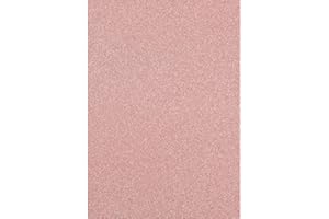 VAESSEN CREATIVE Florence Brokatowy karton, kolorowa karta A4, różowa, 5 arkuszy papieru rzemieślniczego, papier do scrapbookingu, do tworzenia kart i innych prac ręcznych, 250 g/m²