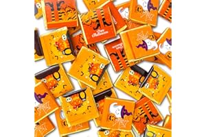 50 Halloween Chocolate Neapolitans Sweets – Halloween Chocolates Trick or Treat Sweets Happy Halloween Table Decoration Sweets - In Sweet Treat Gifting Co. Gift box