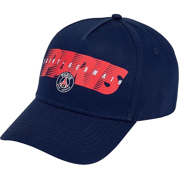 Casquette PSG Casquette Officielle Paris Saint Germain - Taille Réglable - Collection PSG 100% Parisienne Supporter Paris Saint Germain
