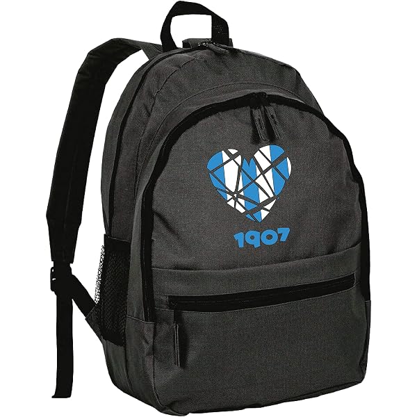 Zaino Ultras Blucerchiato Genova Per Adulti E Bambini, In Nylon Oxford 600D, Con 6 Tasche, Schienale Imbottito, Impermeabile