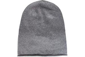 Cashmere Dreams Slouch-Beanie-Mütze mit Kaschmir - Hochwertige Strickmütze für Damen Mädchen Jungen - Hat - Unisex - One Size - warm und weich im Sommer Herbst und Winter Zwillingsherz